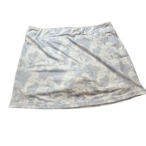 Pebble Beach Women's Skort Dry-Luxe Performance Blue White Clouds Large
